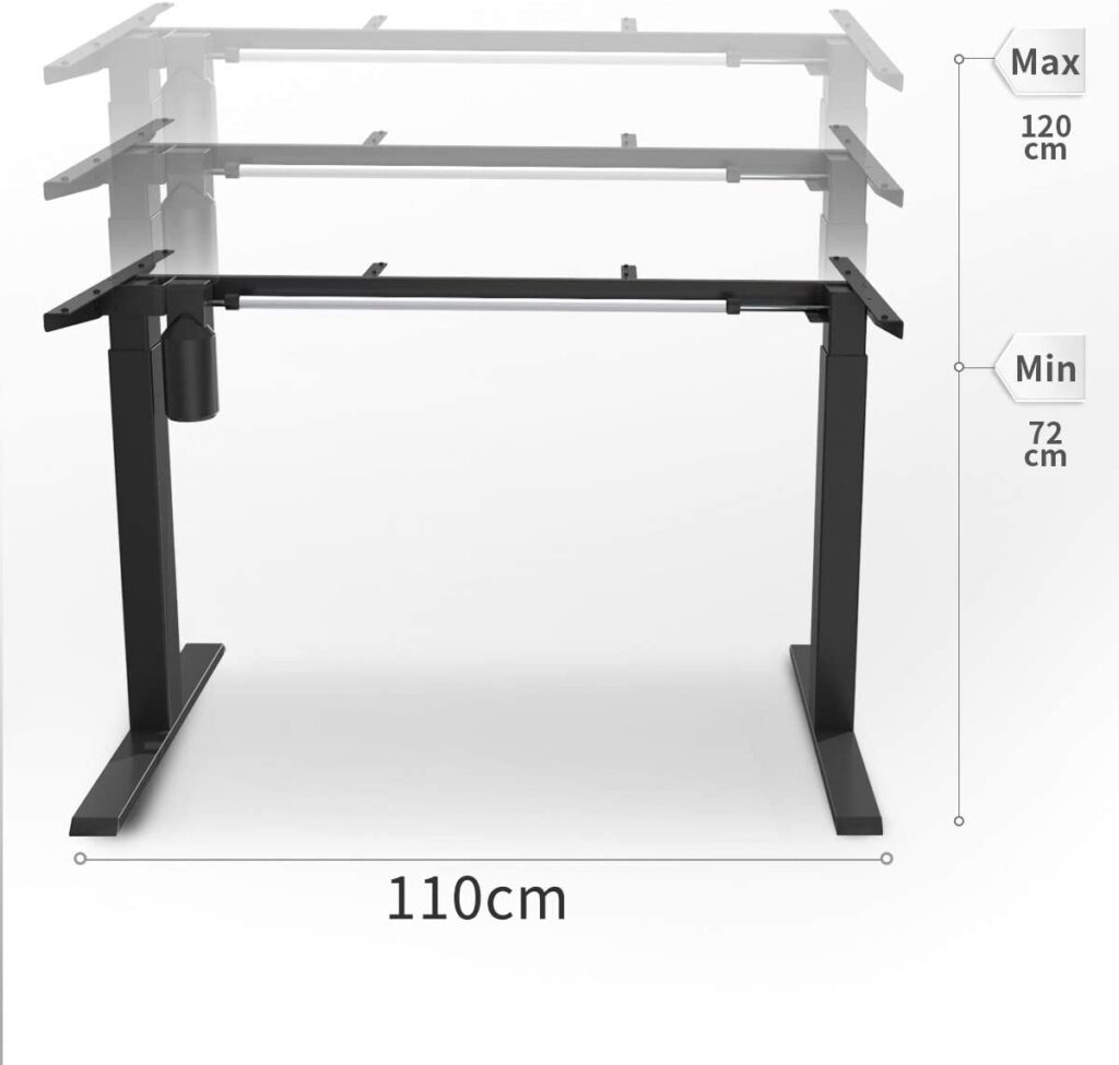 Standing desk o sistema eléctrico de regulación de altura para escritorios