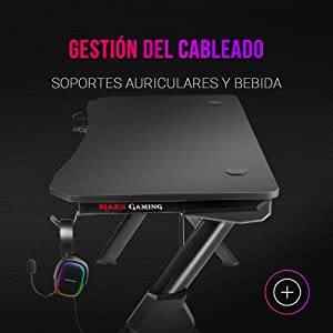 mesa gaming MGD escritorio gamer cougar mars 