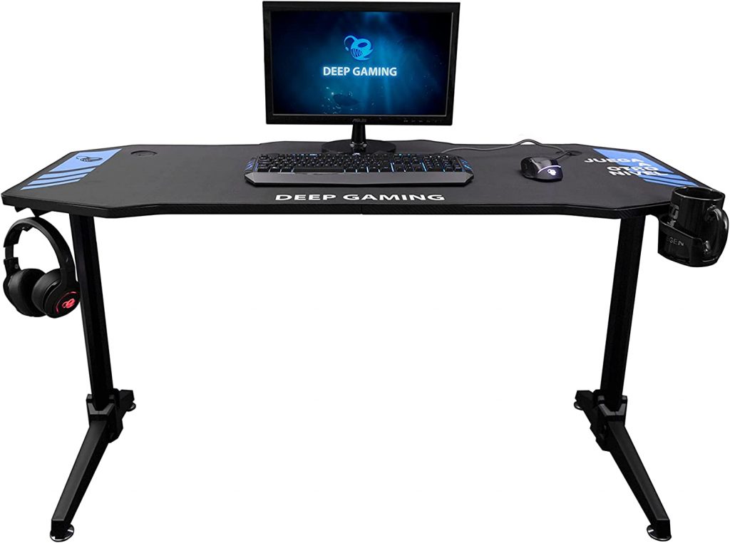 mesa escritorio Coolbox DeepMaster XL gamer con alfombrilla gaming