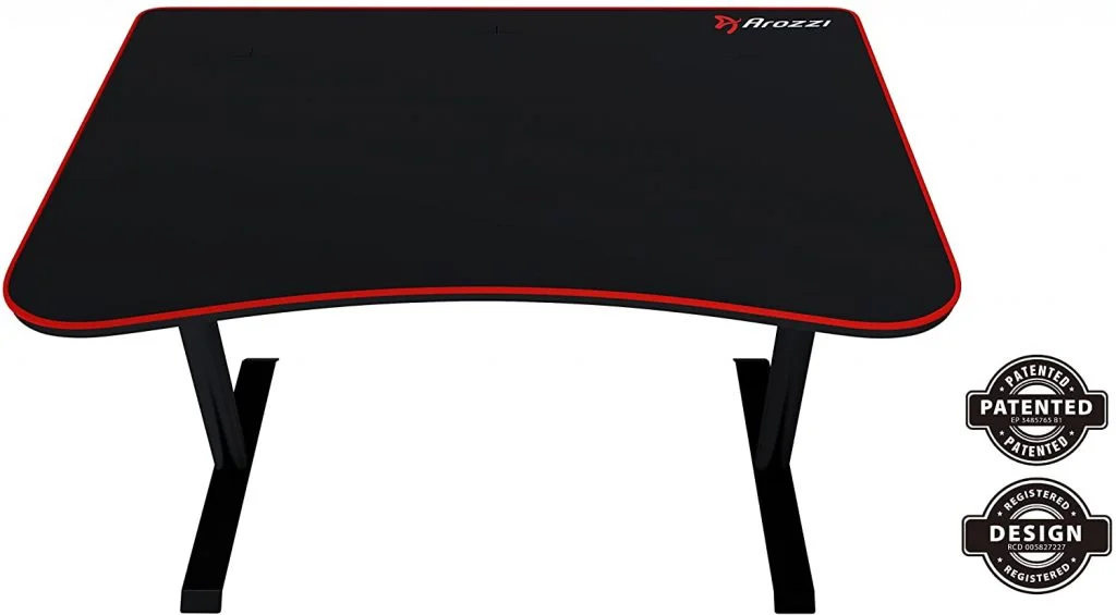 materiales mesa gamer arozzi fratello acero y MDF 