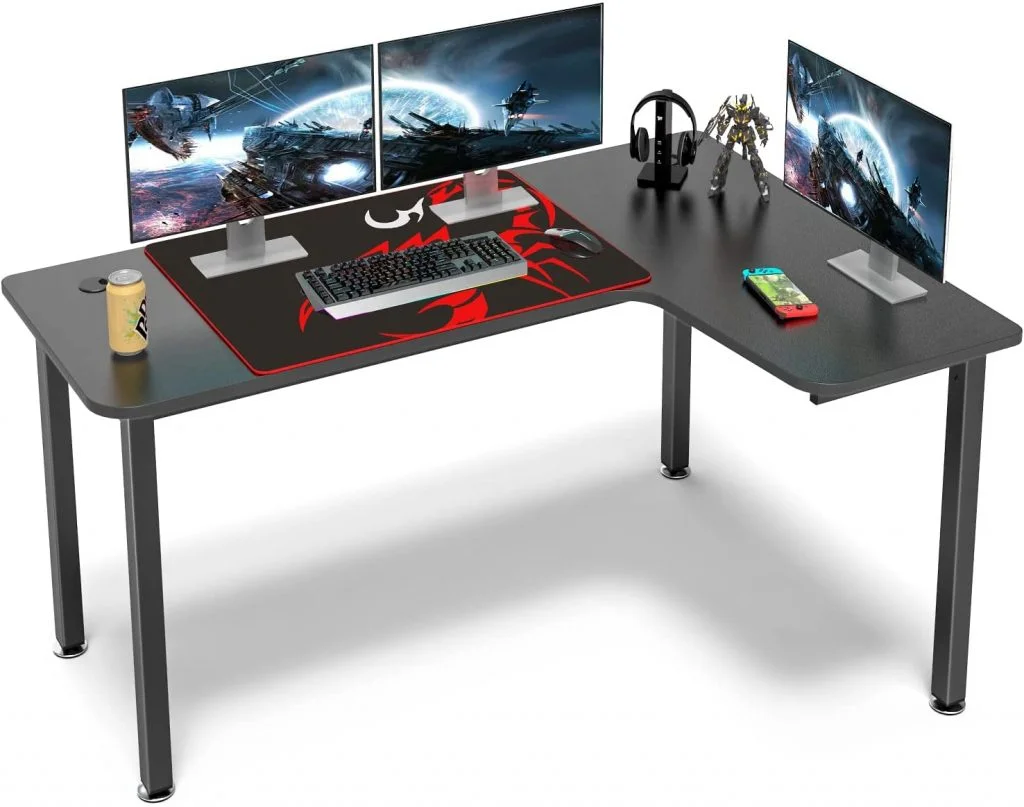 Escritorio gaming de esquina R-DESK Max 160 L versión izquierda