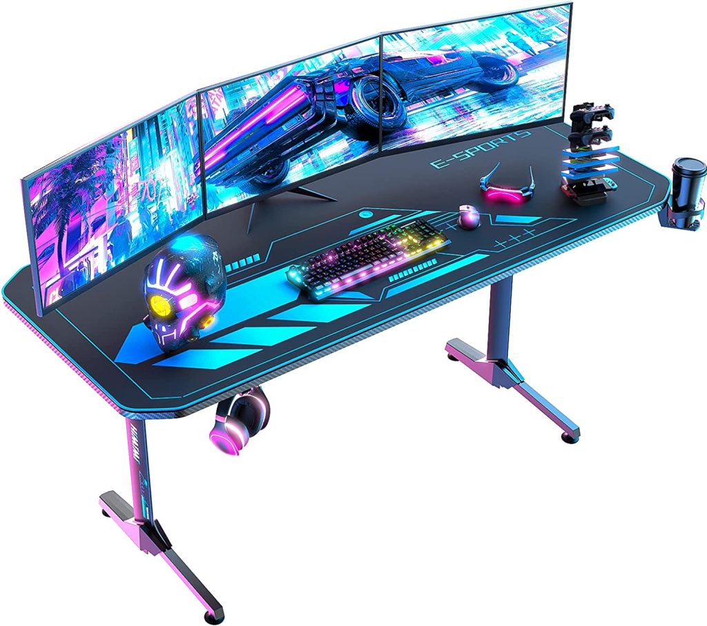 mesa escritrio gaming ergonómico de 160 cm 